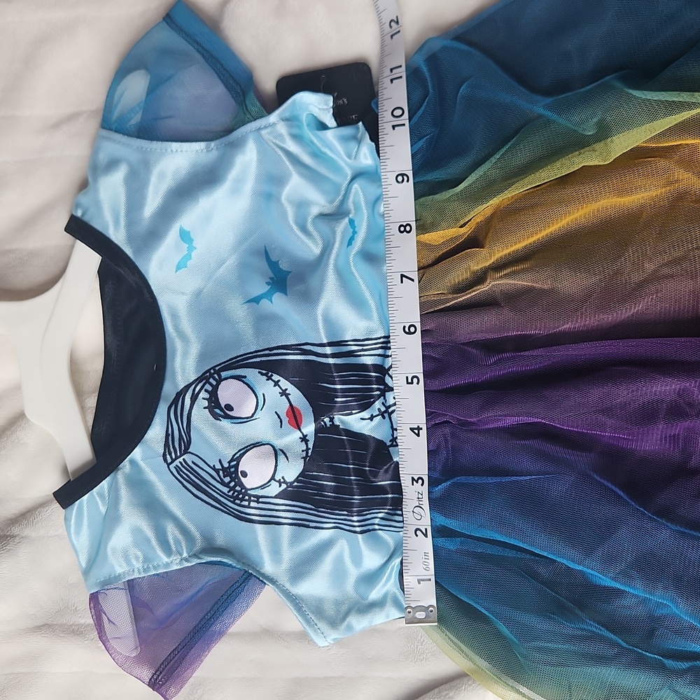 Disney, Nightmare Before Christmas Sally, Youth Halloween Colorful Nightgown - Picture 6 of 8